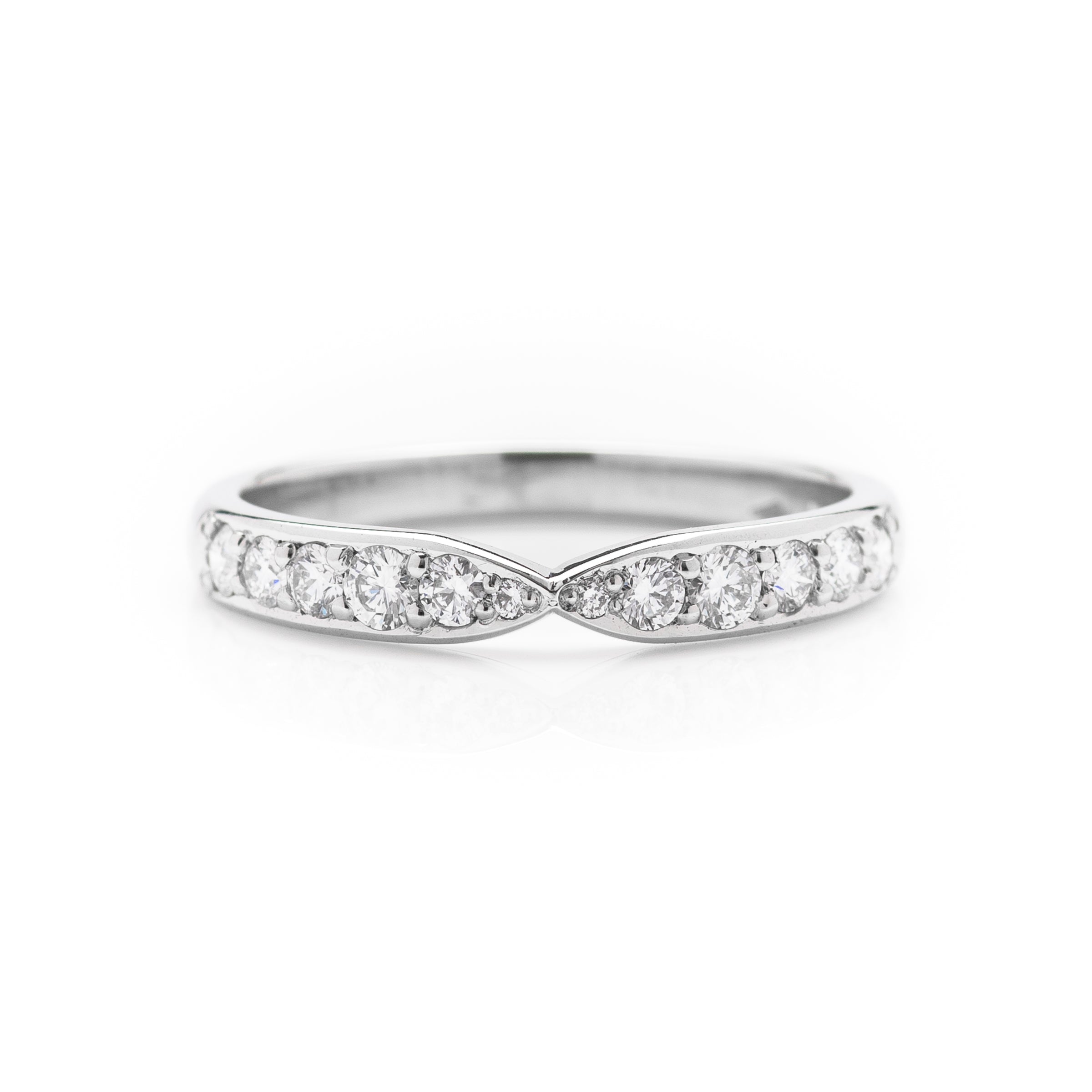 Wide platinum diamond 2025 wedding bands