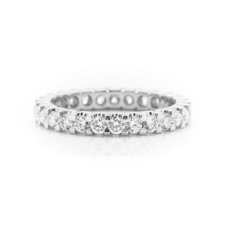 Platinum full set diamond wedding ring